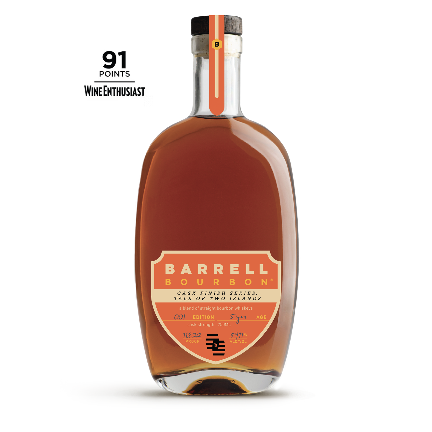 Barrell Bourbon Cask Finish: Bourbon with Tale of Two Islands Rum Finish