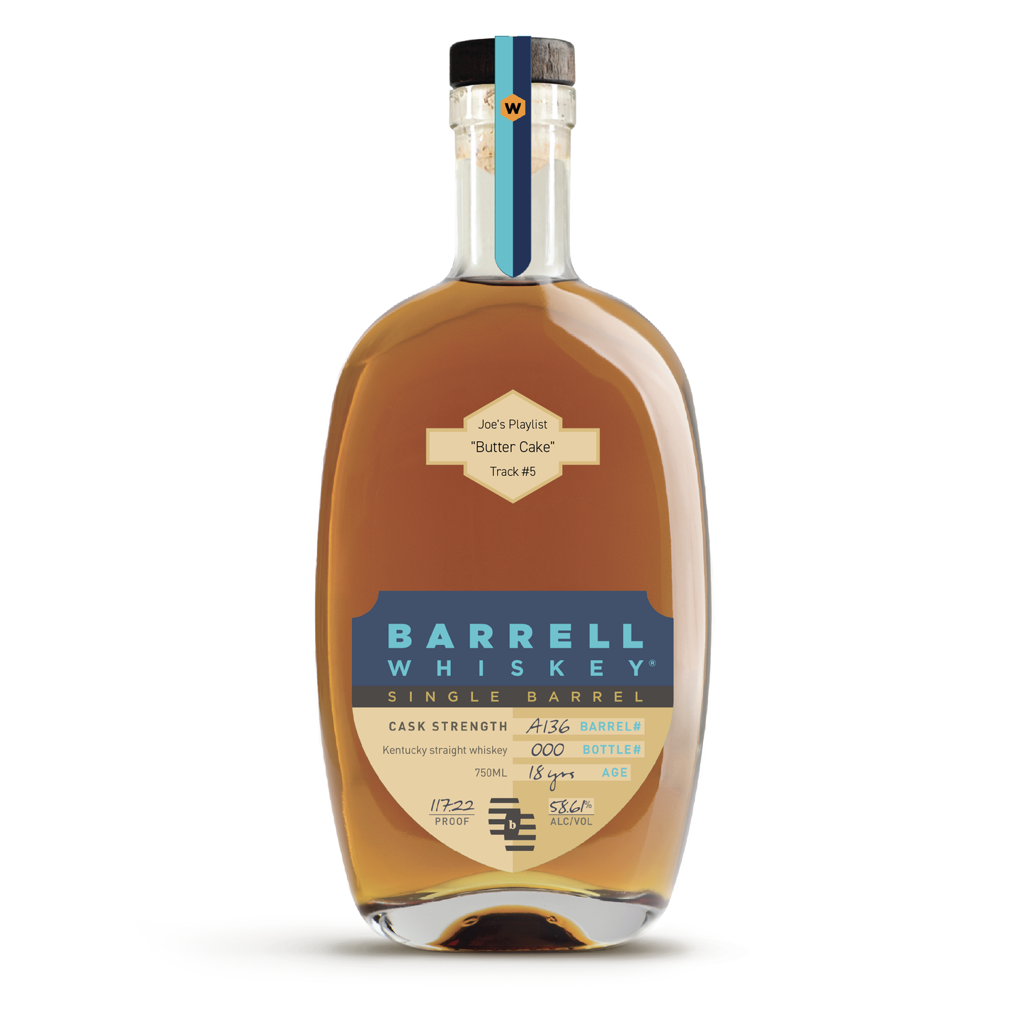 "Joe's Playlist" 18 Year Old Kentucky Single Barrel Whiskey